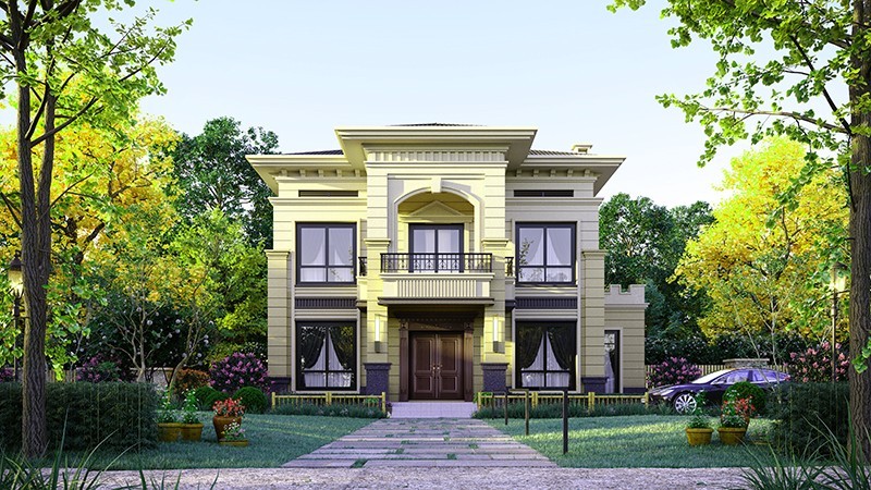 泸州中式合院住宅，开放庭院与邻里乡亲更亲近